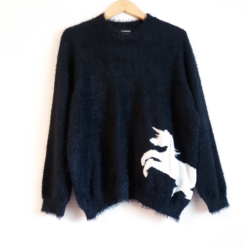 Unicorn eyelash sweater